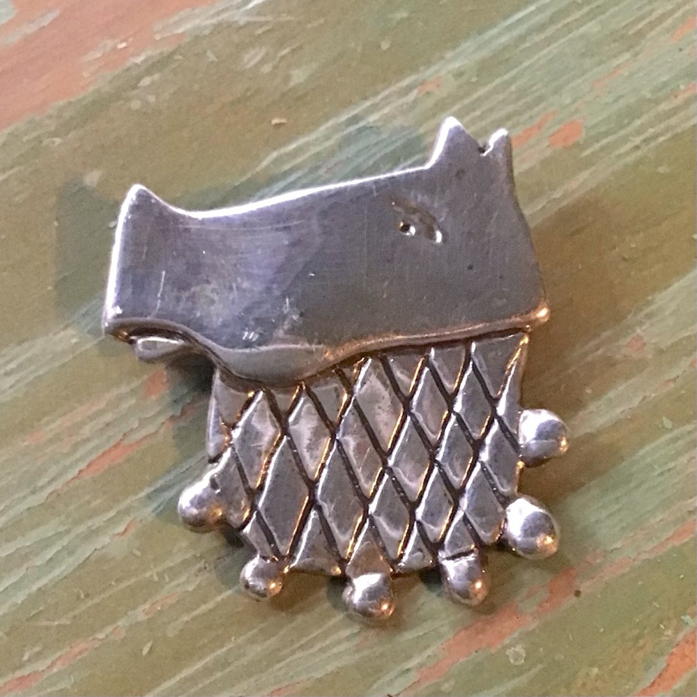 Jim Wagner Sterling Silver Pig Pin
